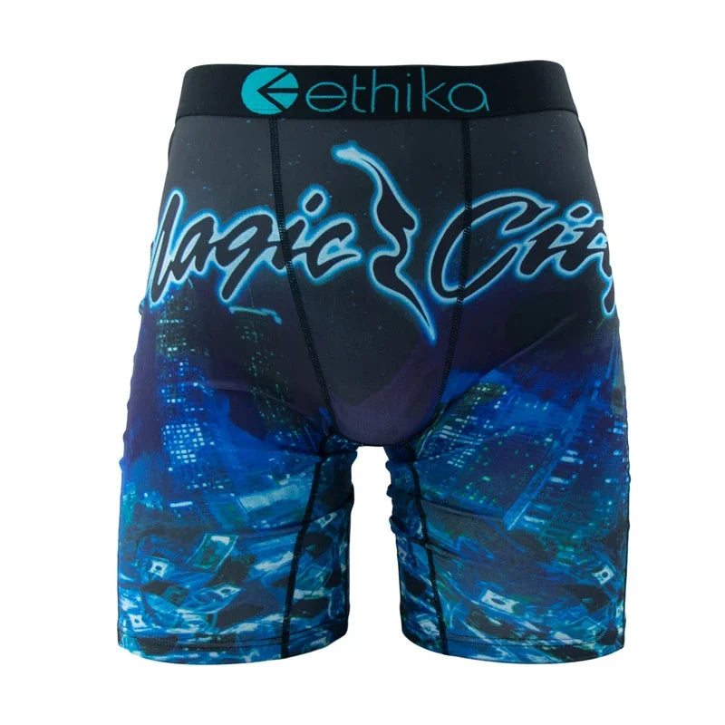Men's Boxer Shorts Breathable Printed Trunks S-3XL