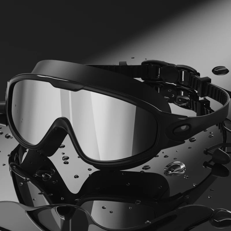 Adult Swimming Goggles with Anti-Fog Wide View and UV Protection
