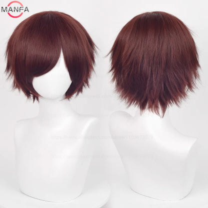 Short Cosplay Wig – 30cm Straight Heat Resistant Synthetic Hair