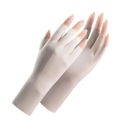 UV Nail Gloves Fingerless UV Protection for Gel Nail Art
