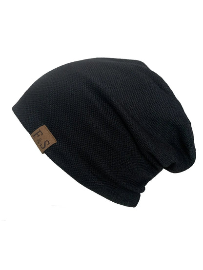 Knit Beanie Unisex Polyester Hat for Men and Women