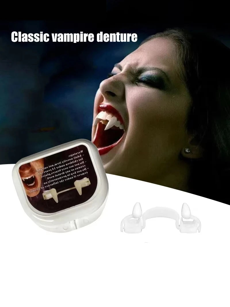 Vampire Fangs Plastic Halloween Costume Teeth for Parties