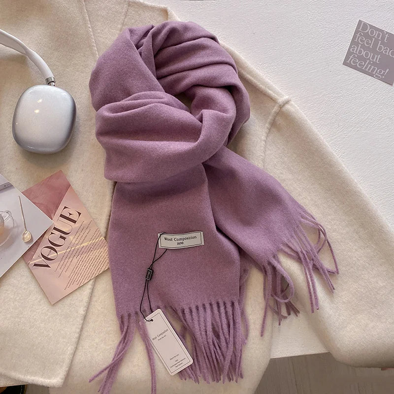 Women’s Winter Scarf – Warm Wool Blend Wrap for Cold Weather