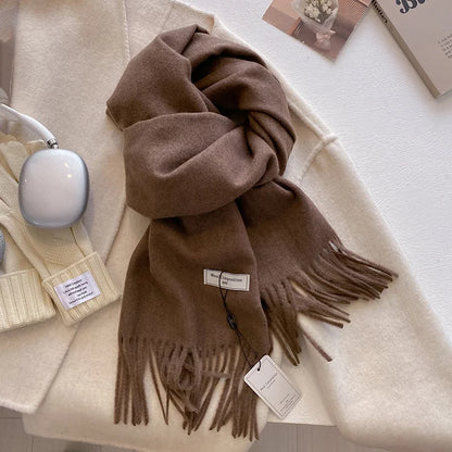 Women’s Winter Scarf – Warm Wool Blend Wrap for Cold Weather