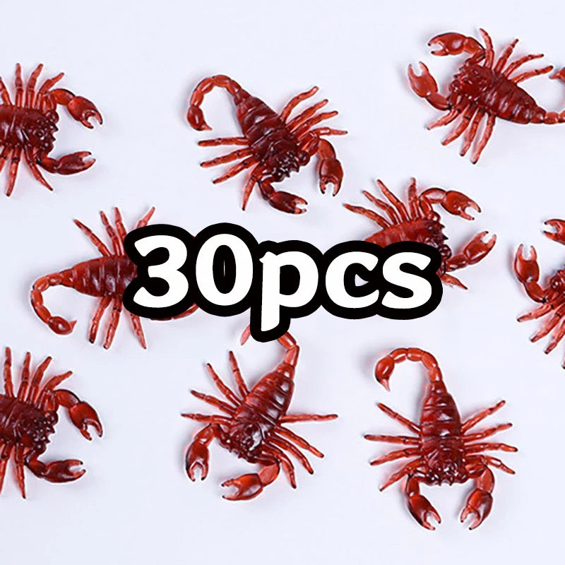 Fake Cockroach Toy 50PCS Realistic Halloween Prank Bugs