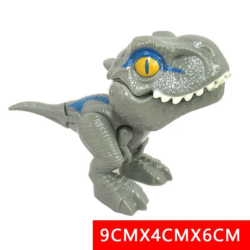 Dinosaur Finger Toy for Kids, Interactive Triceratops & T-Rex Model