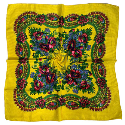 Women's Square Scarf, 70×70cm Printed Head Scarf and Bandana