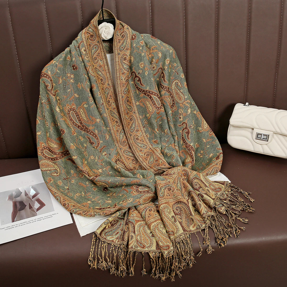 Women's Winter Scarf, Soft Pashmina Shawl Wrap