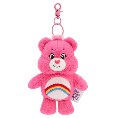 Rainbow Bear Plush Keychain  Cute Plush Bag Charm