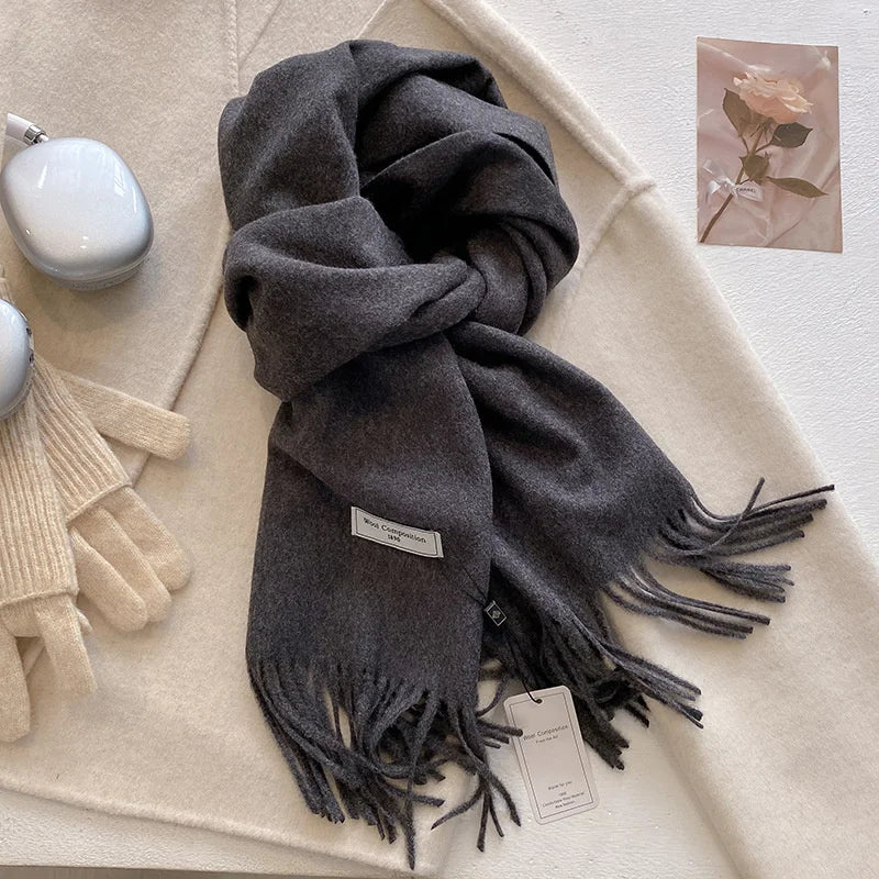 Women’s Winter Scarf – Warm Wool Blend Wrap for Cold Weather