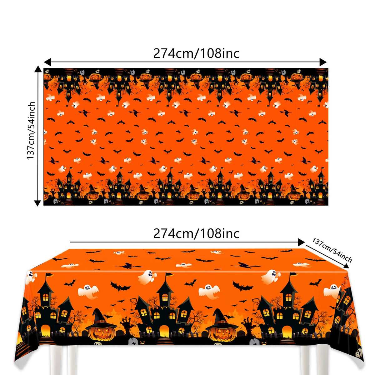 Halloween Ghost Decorations, Party Tableware and Hanging Decor