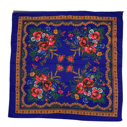 Women's Square Scarf, 70×70cm Printed Head Scarf and Bandana