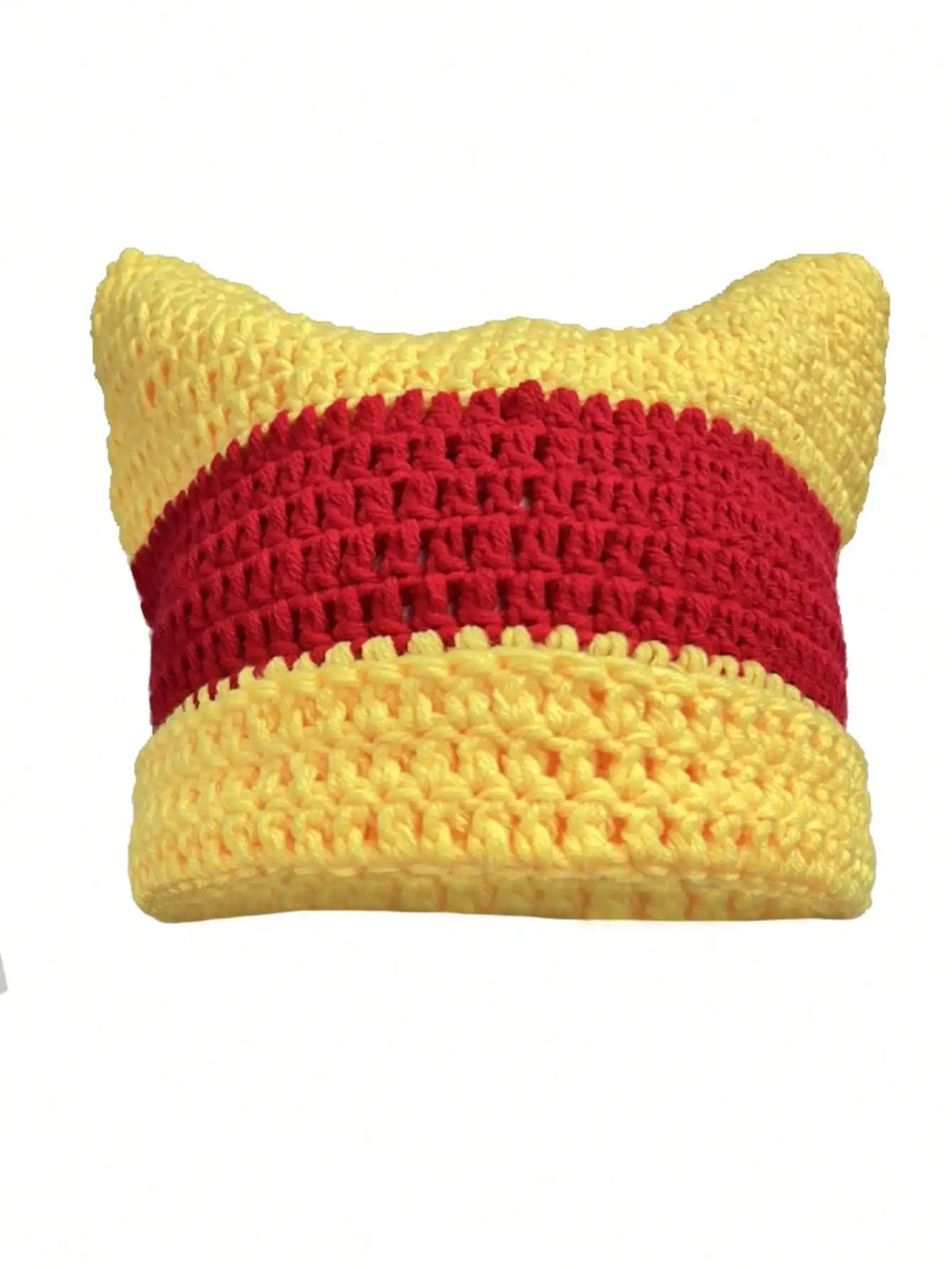 Women's Cat Ear Beanie Warm Knit Winter Hat 56-60cm