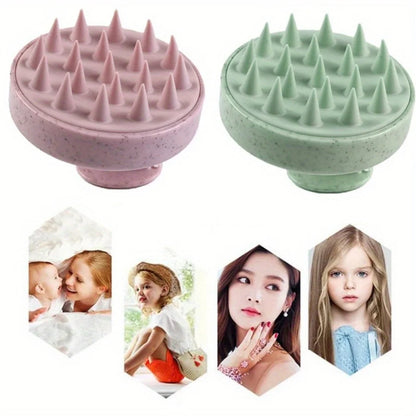 Scalp Massager Shampoo Brush with Soft Silicone Teeth