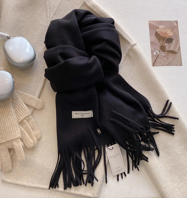 Women’s Winter Scarf – Warm Wool Blend Wrap for Cold Weather