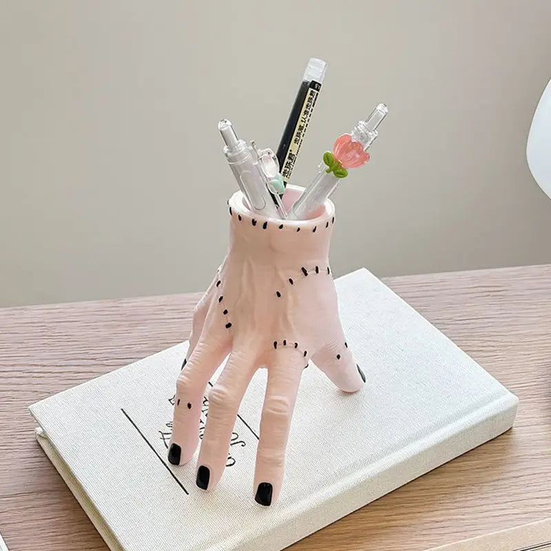 Halloween Hand Pen Holder, Horror Palm Desk Decoration