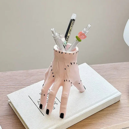 Halloween Hand Pen Holder, Horror Palm Desk Decoration