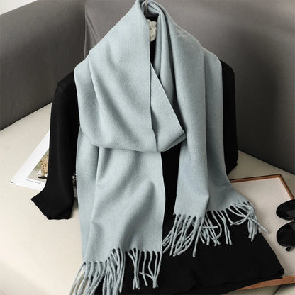 Women's Winter Scarf – Long Warm Solid Shawl Wrap
