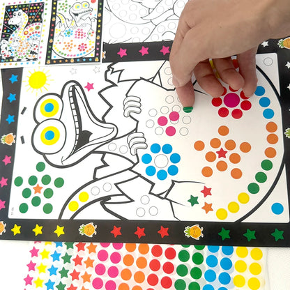 Mosaic Sticker Puzzle for Kids – DIY Dot Sticker Activity