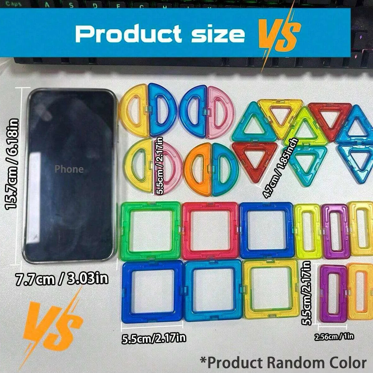 Magnetic Building Blocks STEM Construction Toys for Kids