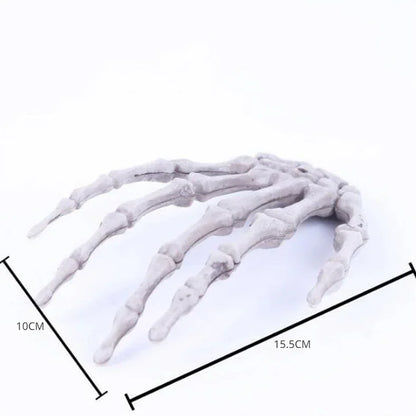 Skeleton Hand Decoration Pair Plastic Halloween Bone Props