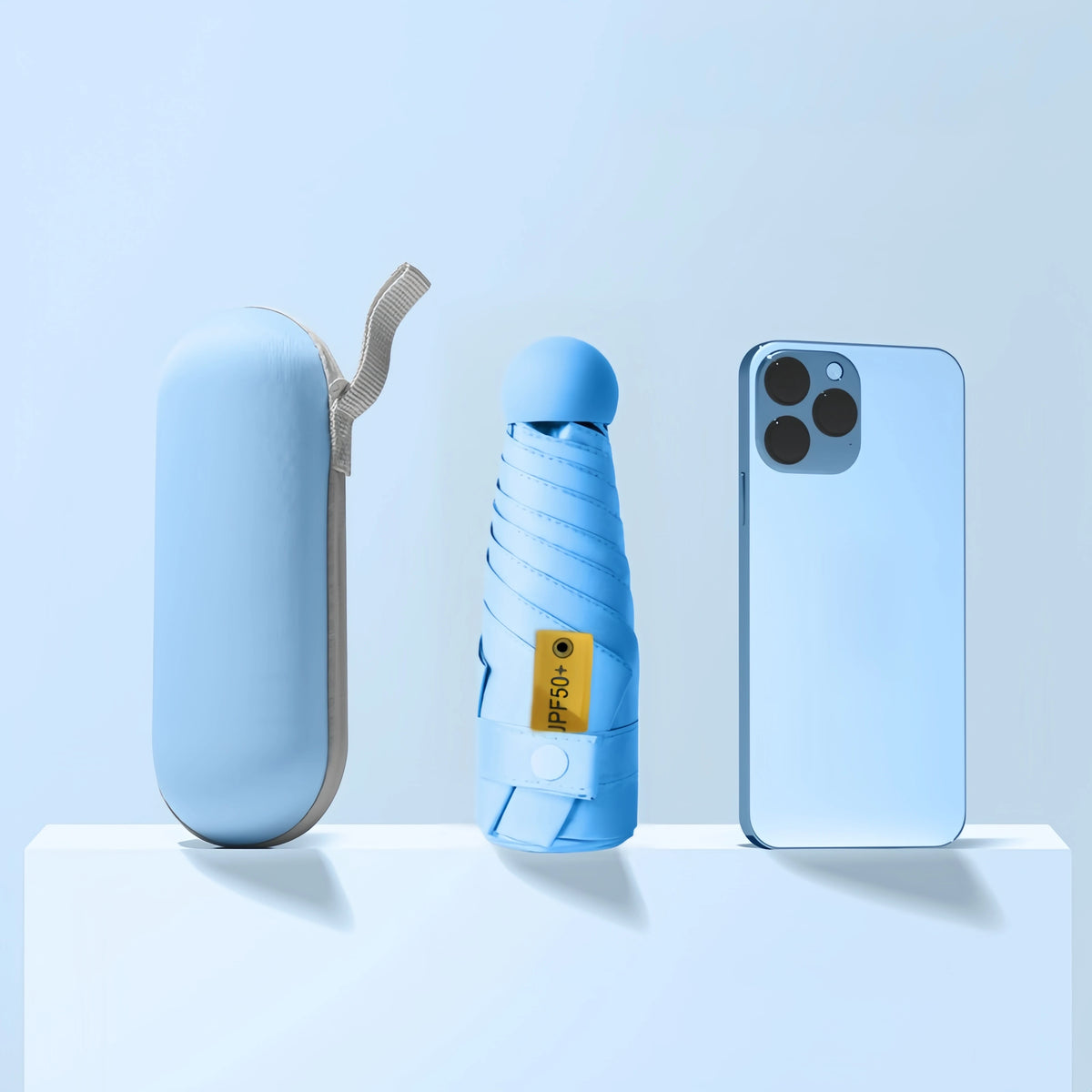 Mini UV Umbrella – Compact Folding Sun & Rain Protection