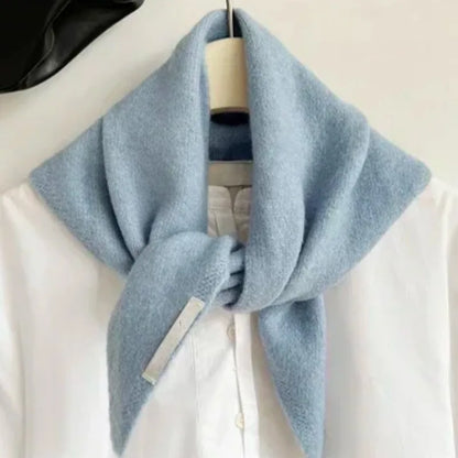 Women's Knitted Scarf Triangular Wool Blend Warm Headscarf