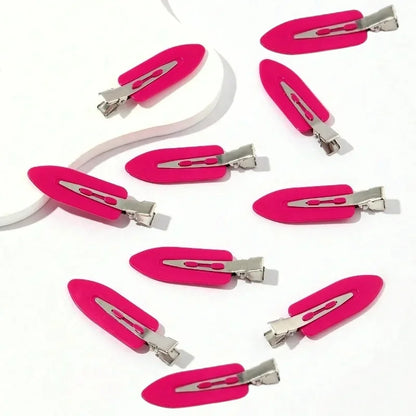 10pc Seamless Hair Clips for Side Bangs and Face Washing