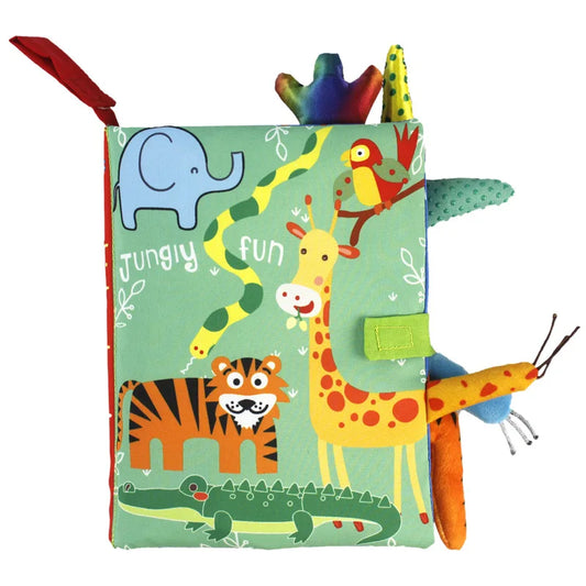 Baby Cloth Book, Interactive Sensory Early Learning Toy for Babies