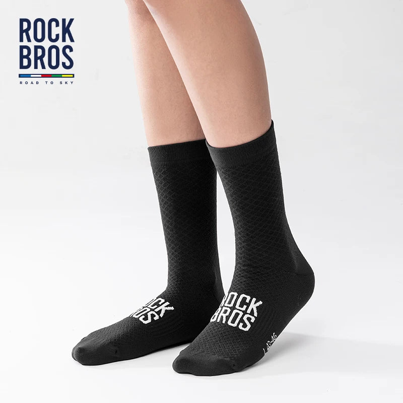 Men's Cycling Socks Knee-High Breathable Stretch Sports Socks