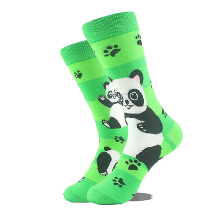 Men's Funny Socks, Novelty Cotton Crew Socks, Crazy Designs