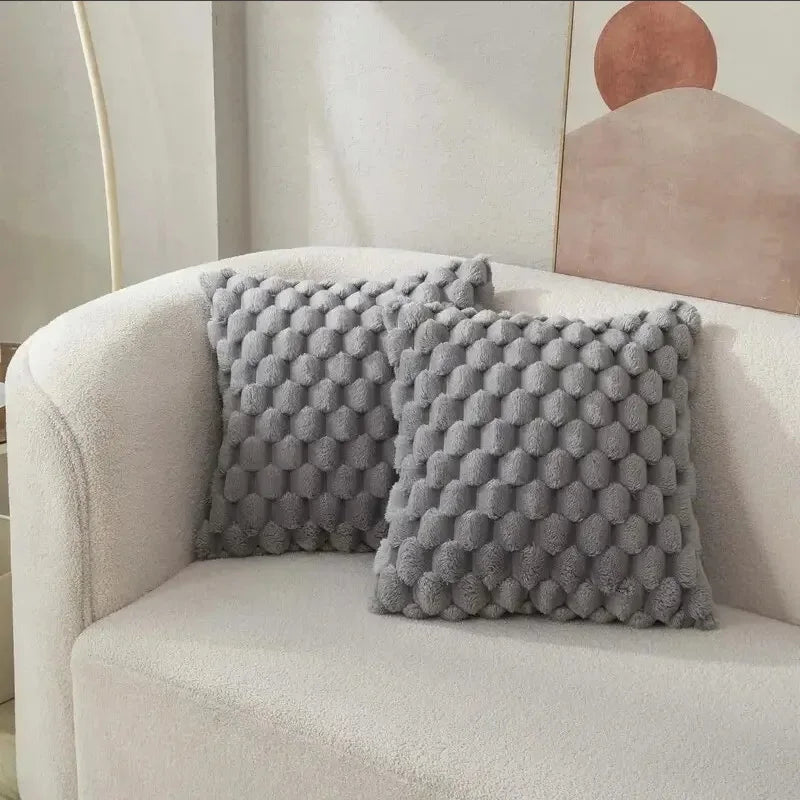 Decorative Pillowcase 18x18 Plush Throw Pillow Cover