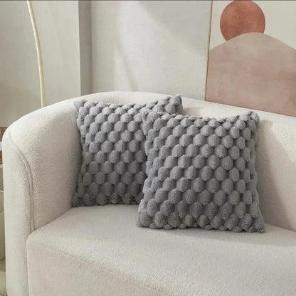 Decorative Pillowcase 18x18 Plush Throw Pillow Cover