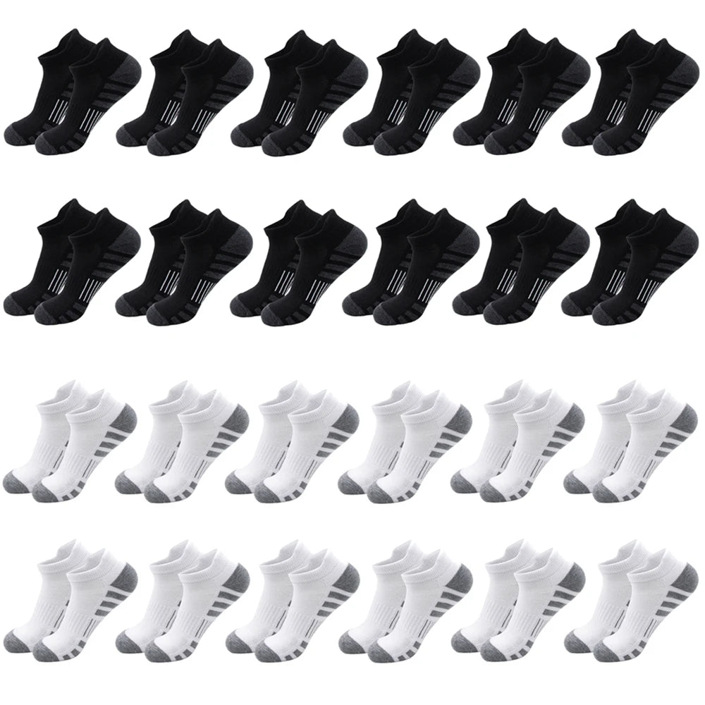 Athletic Ankle Socks – Cushioned Breathable Running Sports Socks