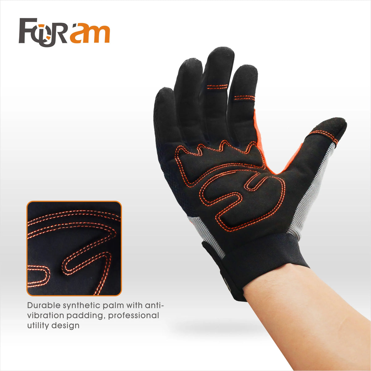 Work Gloves Touchscreen Anti-Slip Utility Gloves for Men and Women