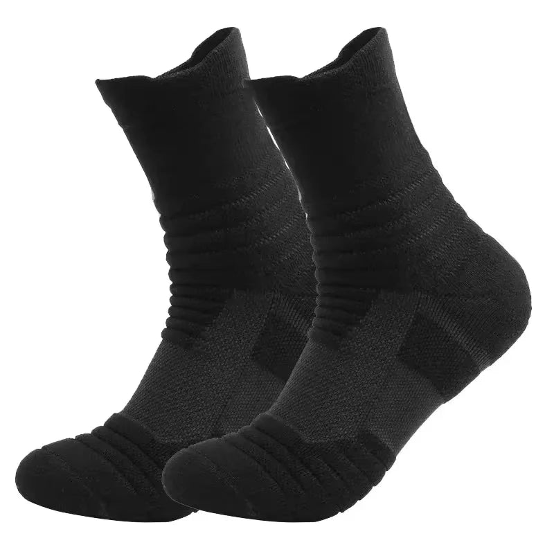 Men's Crew Socks Breathable Cotton Sports Socks 5/10 Pairs