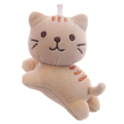 Plush Cat Keychain 12cm Cute Kitten Backpack Pendant Toy
