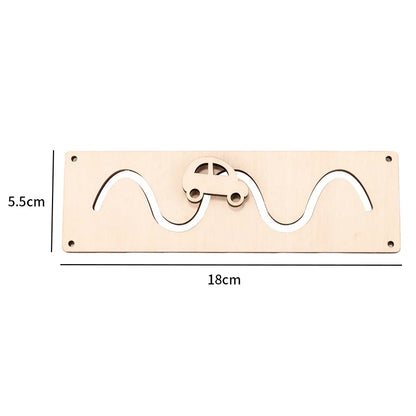 Montessori Busy Board Wooden Toddler Activity Board