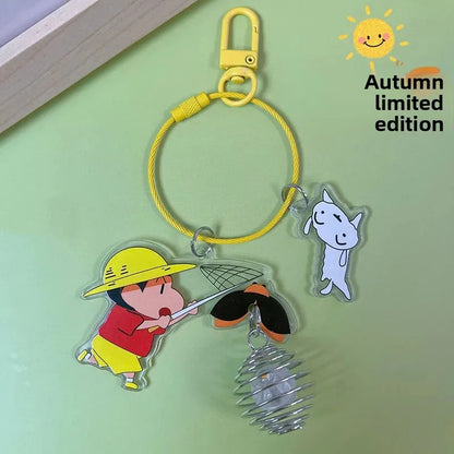Anime Acrylic Keychain Cute Character Bag Charm for Backpacks