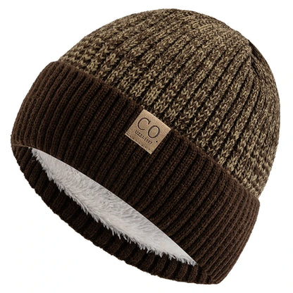 Winter Beanie – Unisex Warm Fur-Lined Knitted Hat