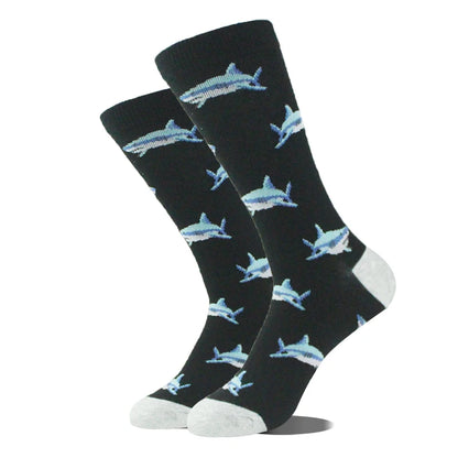 Men's Funny Socks, Novelty Cotton Crew Socks, Crazy Designs