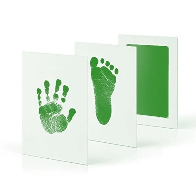 3) Optimized Title  Baby Handprint Kit with Inkless Pad & Imprint Cards for Newborns