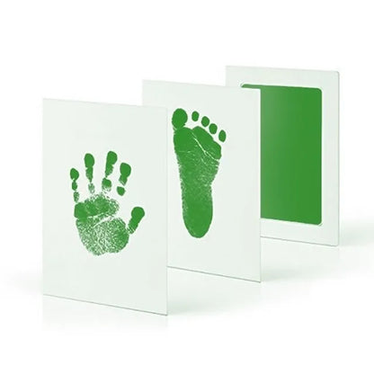 3) Optimized Title  Baby Handprint Kit with Inkless Pad & Imprint Cards for Newborns
