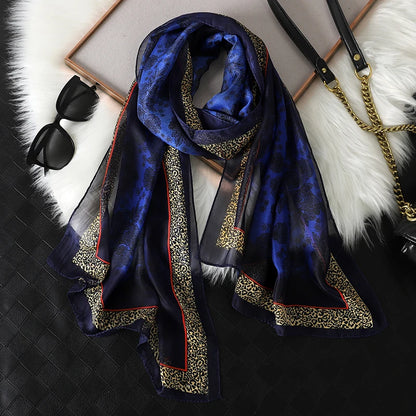 Chiffon Scarf for Women, 50×160cm Lightweight Summer Shawl