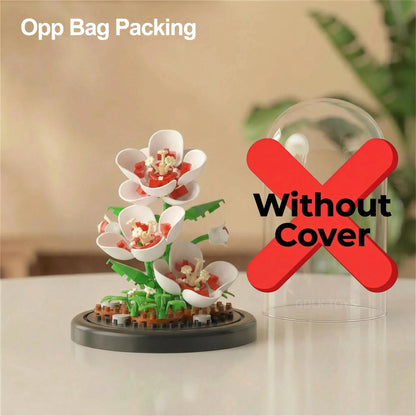 Flower Bouquet Building Blocks DIY Plant Model for Home Decor