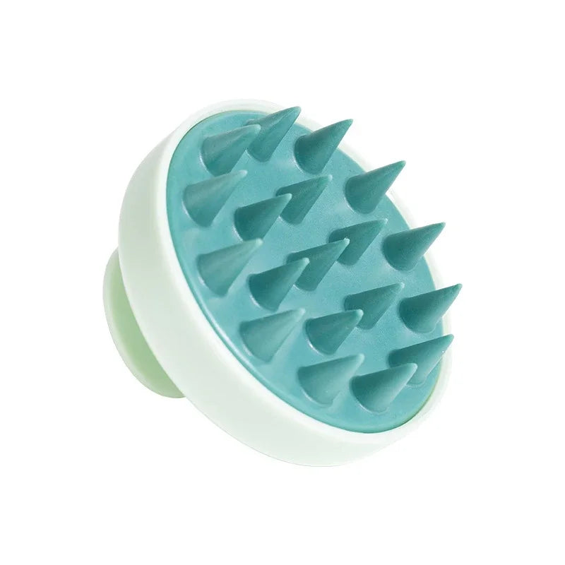 Silicone Shampoo Brush Scalp Massage Hair Washing Brush