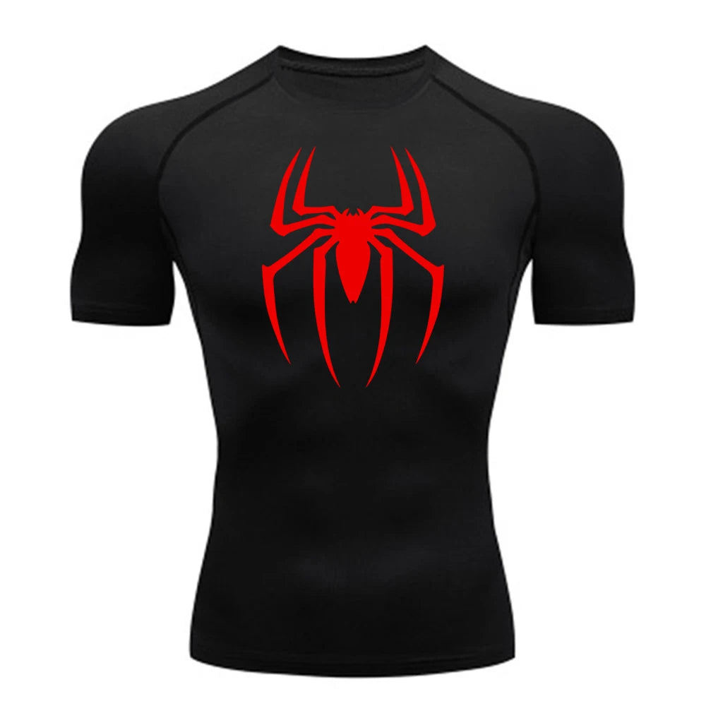 Men's Compression Shirt Quick Dry Short Sleeve Gym Running Top
