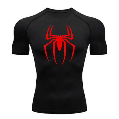 Men's Compression Shirt Quick Dry Short Sleeve Gym Running Top