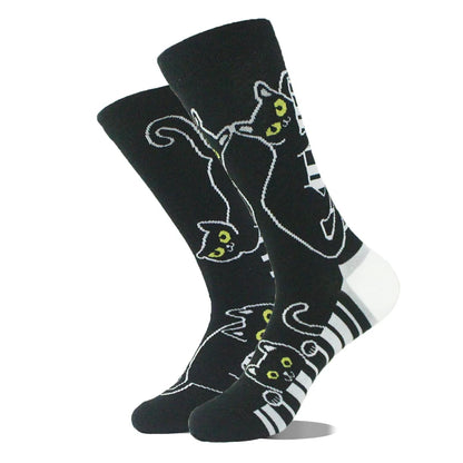 Funny Men's Socks Cotton Novelty Crew Socks Unisex