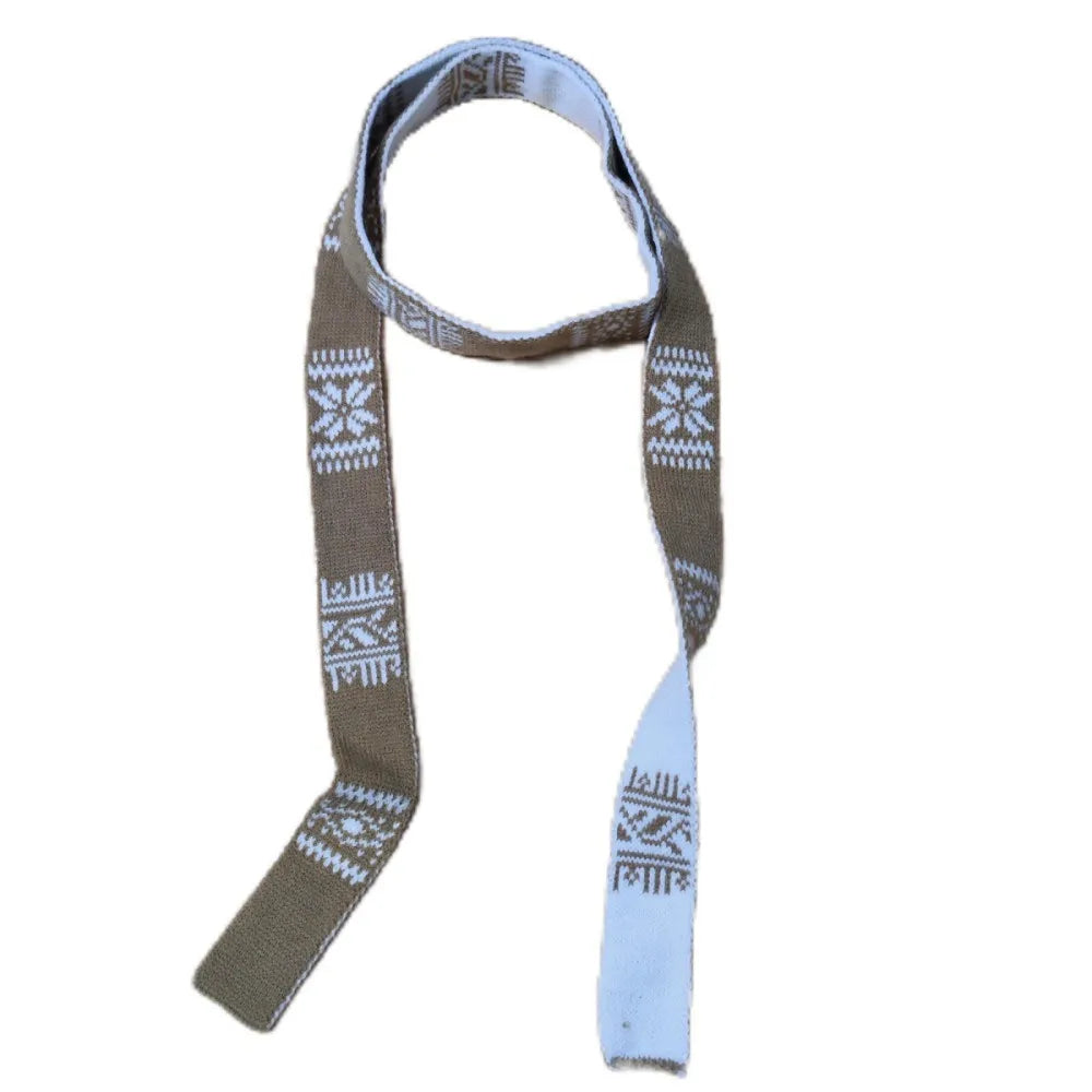 Women’s Winter Scarf – Plush Plaid Long Knit Warm Wrap